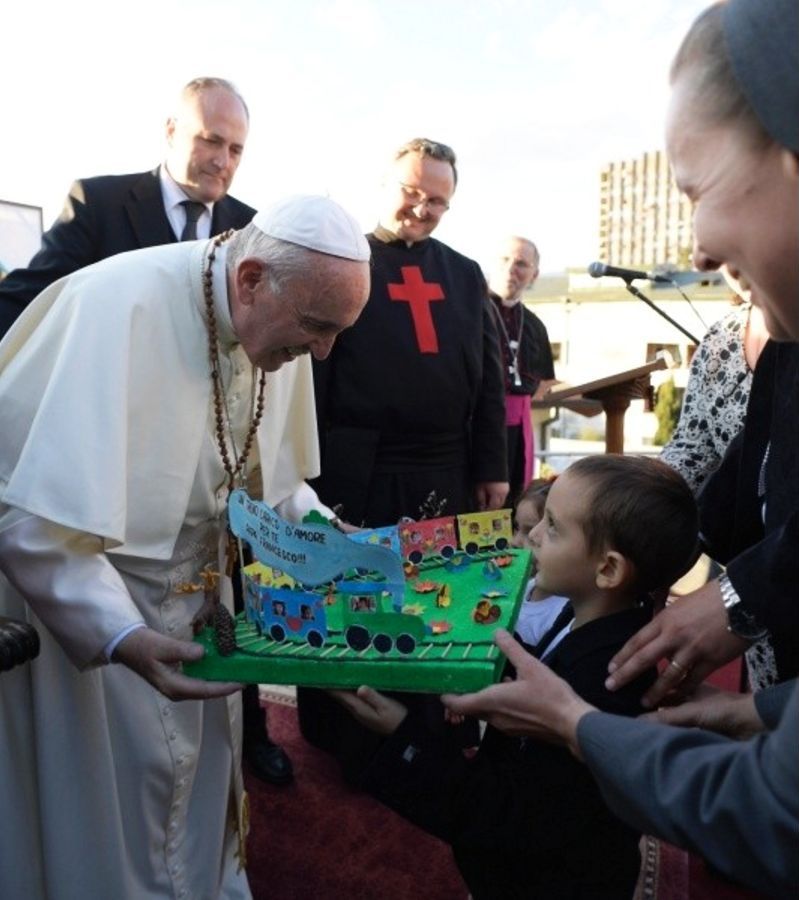 Papst Franziskus im Georgien