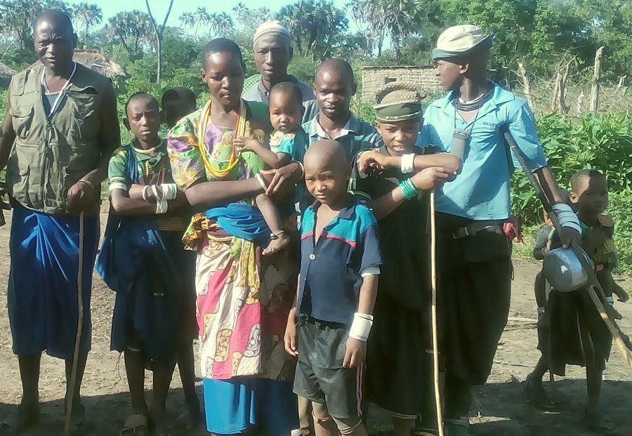 Bewohner von Nyamwage